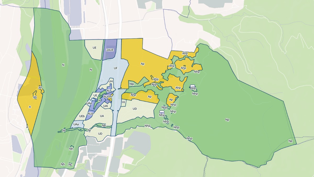 Aperçu cartographique de Les Tourrettes, centré sur la commune