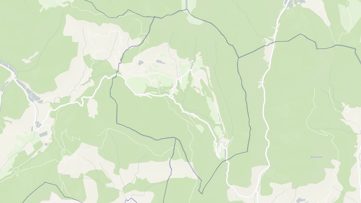 Aperçu cartographique de Valouse, centré sur la commune