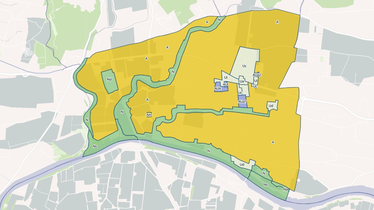 Aperçu cartographique de Granges-les-Beaumont, centré sur la commune