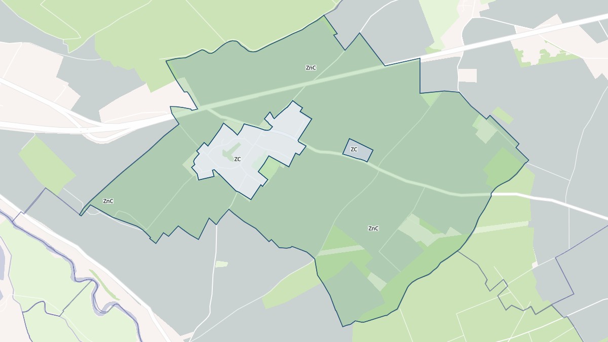 Aperçu cartographique de Aigleville, centré sur la commune