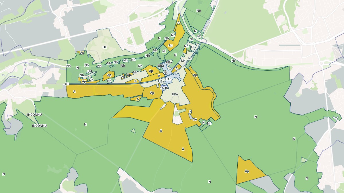 Aperçu cartographique de Arnières-sur-Iton, centré sur la commune