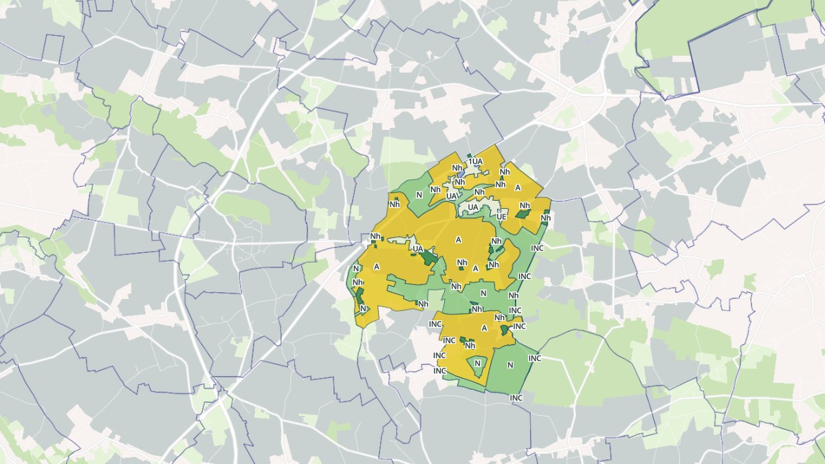 Aperçu cartographique de Les Monts du Roumois, centré sur la commune