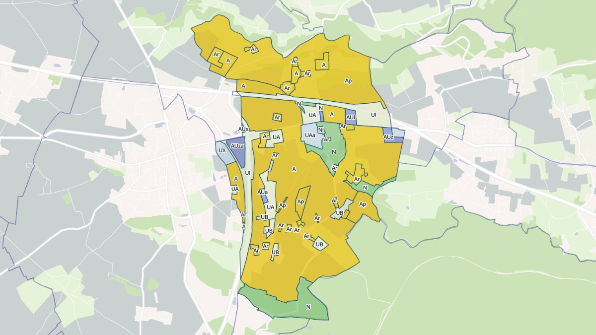 Aperçu cartographique de Bosgouet, centré sur la commune