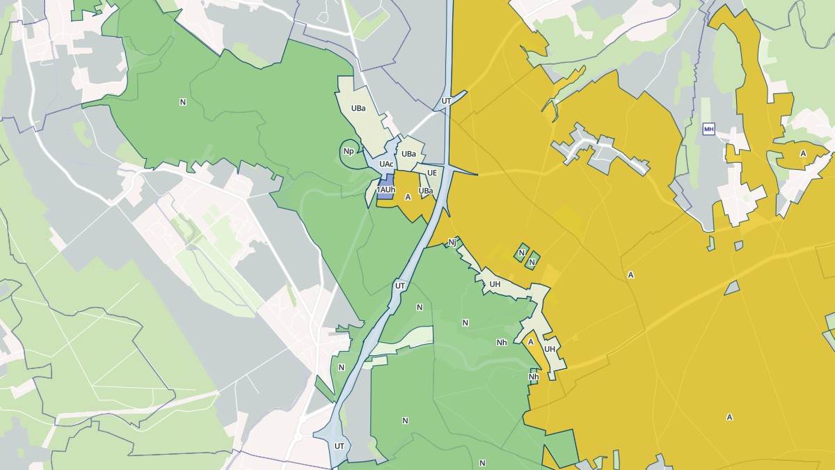 Aperçu cartographique de Le Boulay-Morin, centré sur la commune