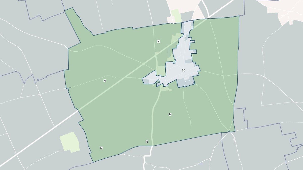 Aperçu cartographique de Bray, centré sur la commune