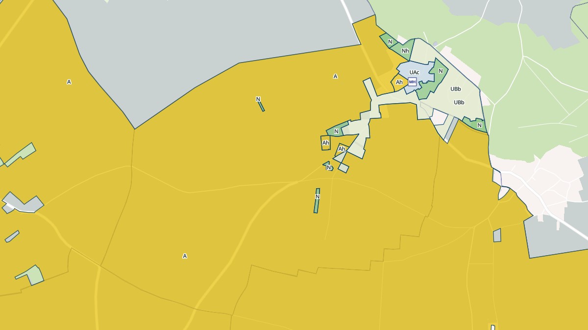Aperçu cartographique de Bretagnolles, centré sur la commune