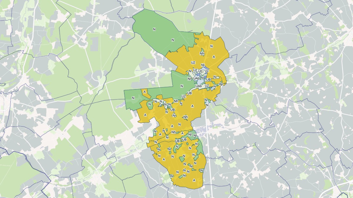Aperçu cartographique de Breteuil, centré sur la commune