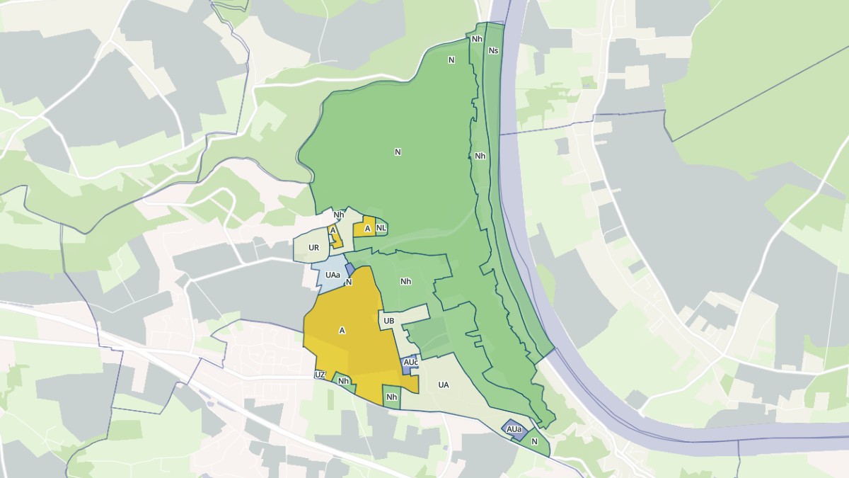 Aperçu cartographique de Caumont, centré sur la commune
