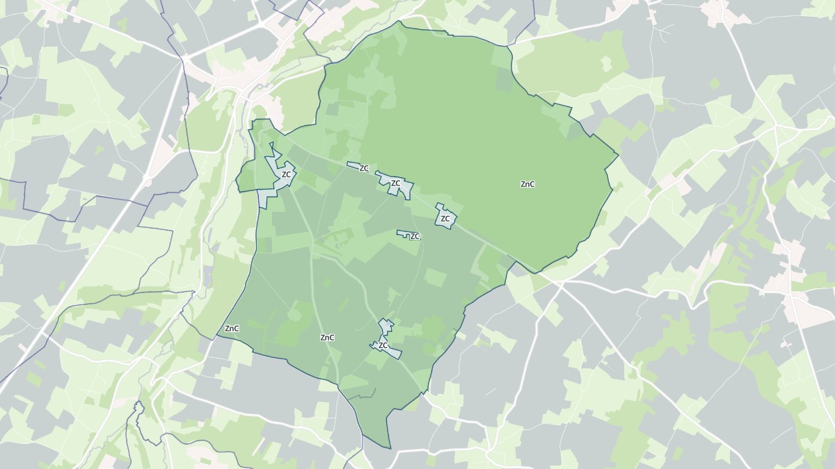 Aperçu cartographique de Chamblac, centré sur la commune