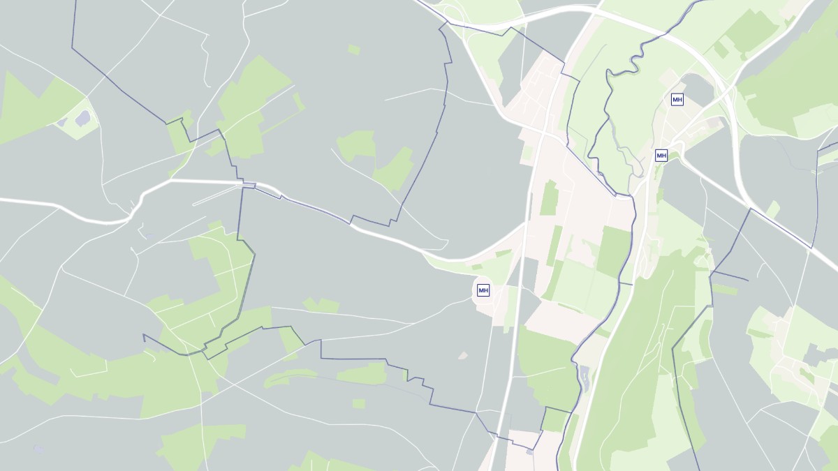 Aperçu cartographique de Château-sur-Epte, centré sur la commune