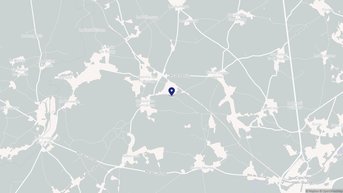 Aperçu cartographique de Collandres-Quincarnon, centré sur la commune