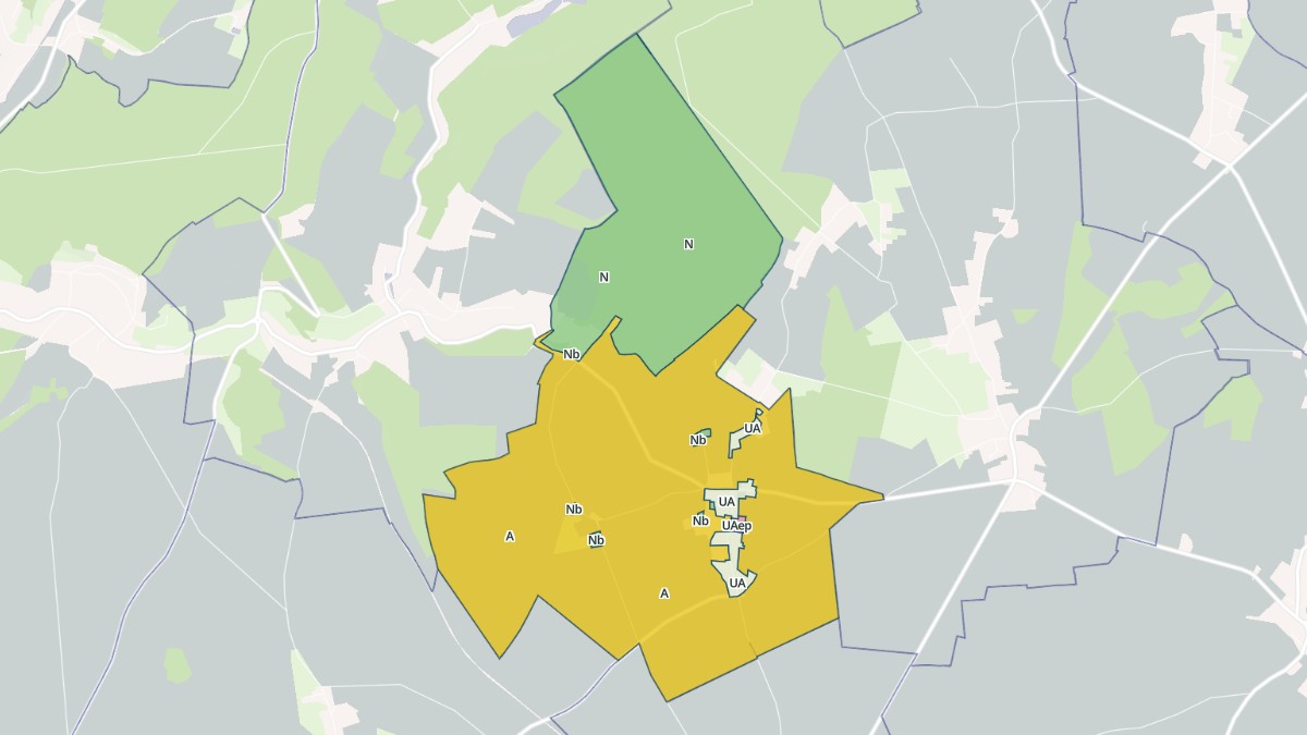 Aperçu cartographique de Coudray, centré sur la commune