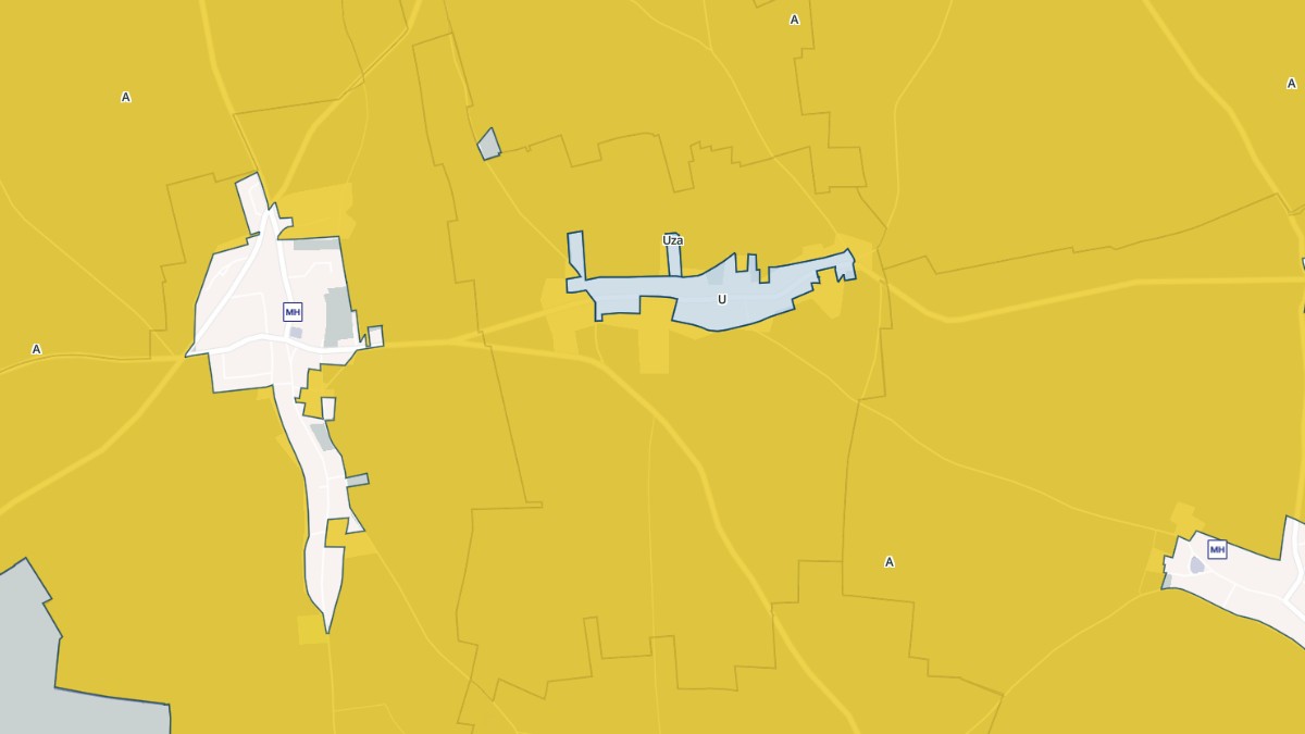 Aperçu cartographique de Crasville, centré sur la commune