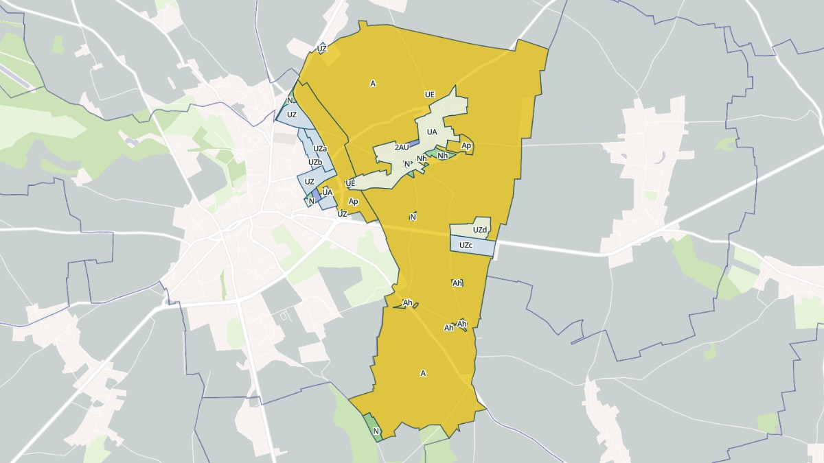 Aperçu cartographique de Crosville-la-Vieille, centré sur la commune