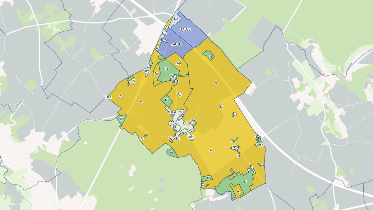 Aperçu cartographique de Douains, centré sur la commune