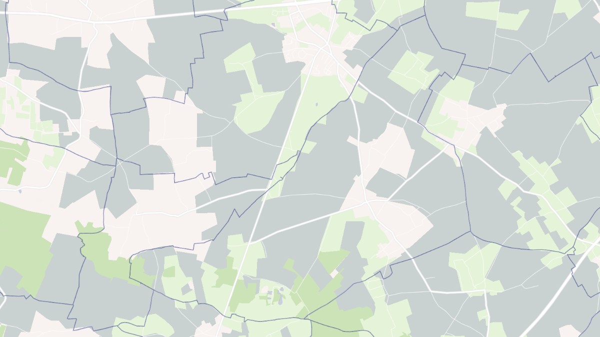 Aperçu cartographique de Drucourt, centré sur la commune
