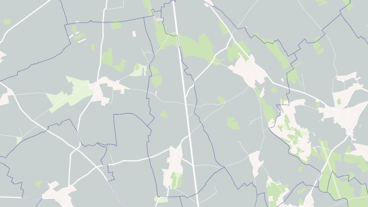 Aperçu cartographique de Faverolles-la-Campagne, centré sur la commune