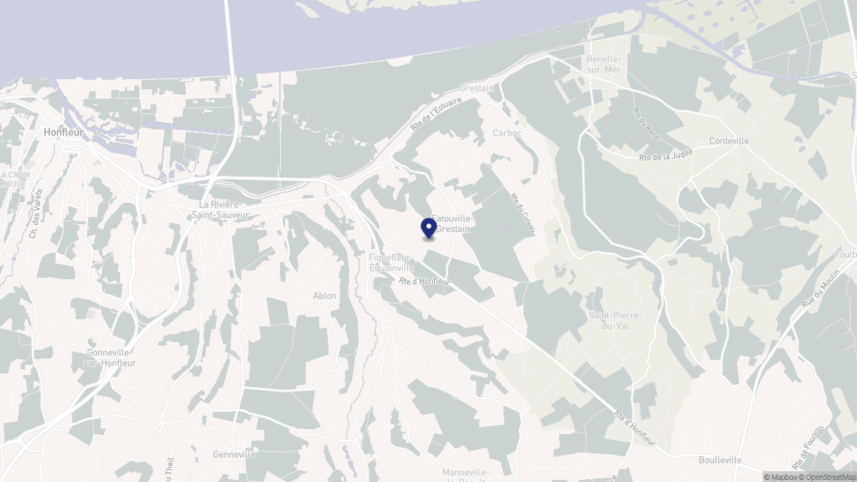 Aperçu cartographique de Fiquefleur-Équainville, centré sur la commune