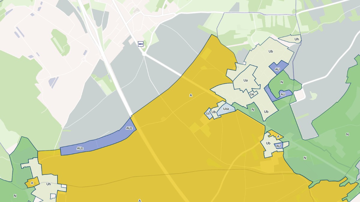 Aperçu cartographique de Fontaine-Bellenger, centré sur la commune