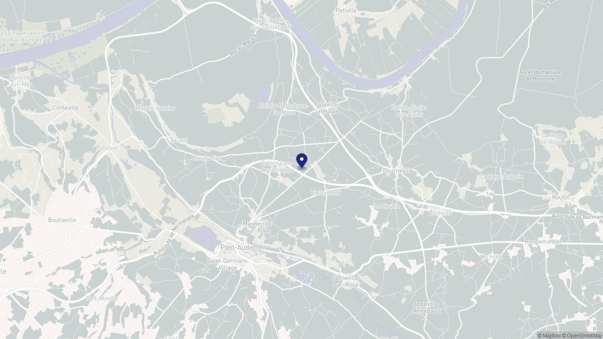 Aperçu cartographique de Le Perrey, centré sur la commune