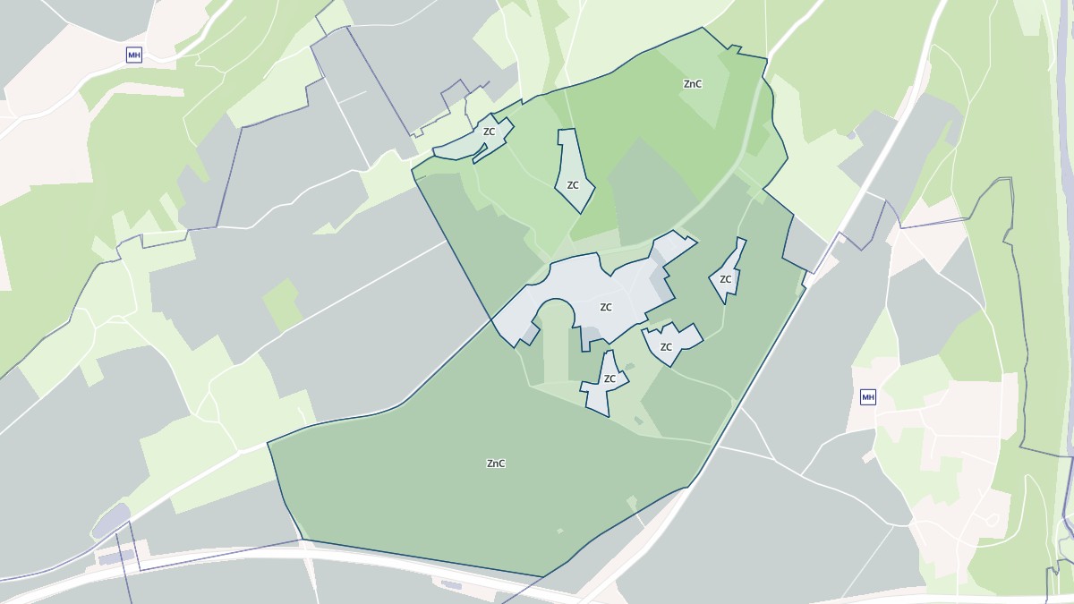 Aperçu cartographique de Franqueville, centré sur la commune