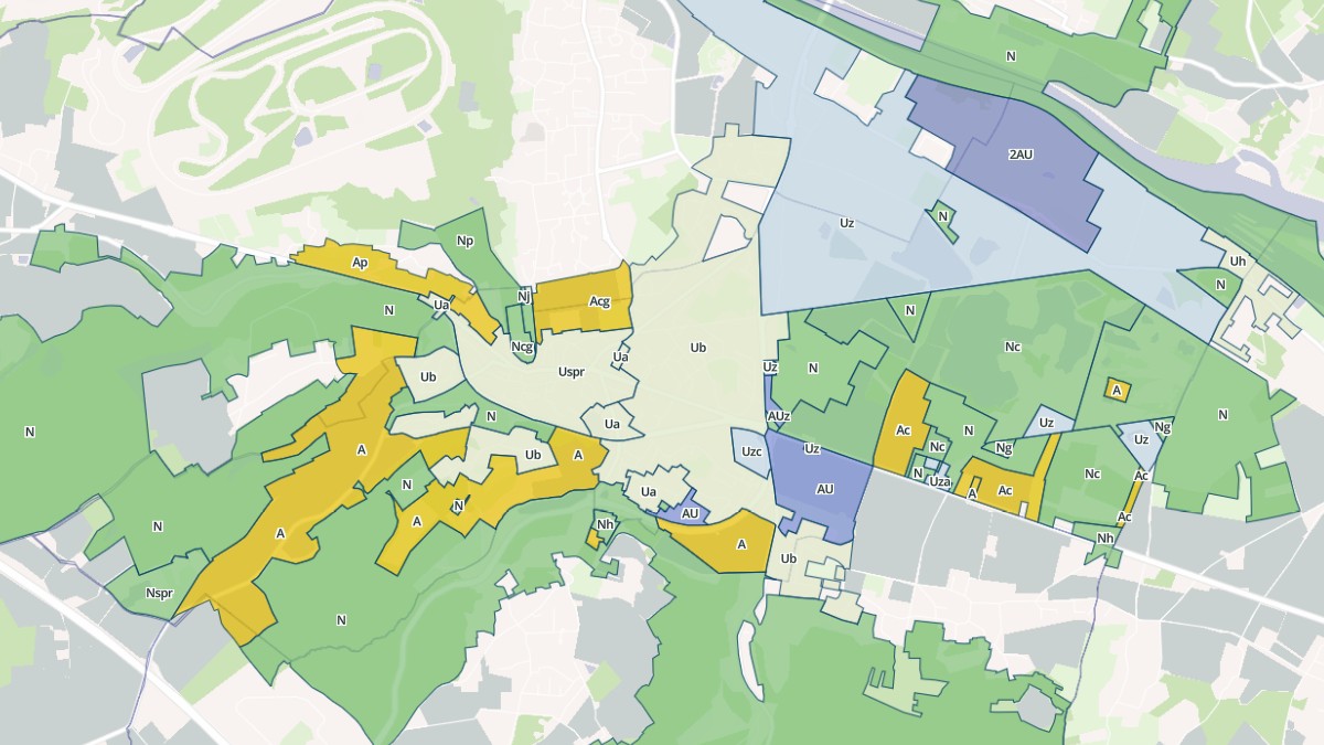 Aperçu cartographique de Gaillon, centré sur la commune