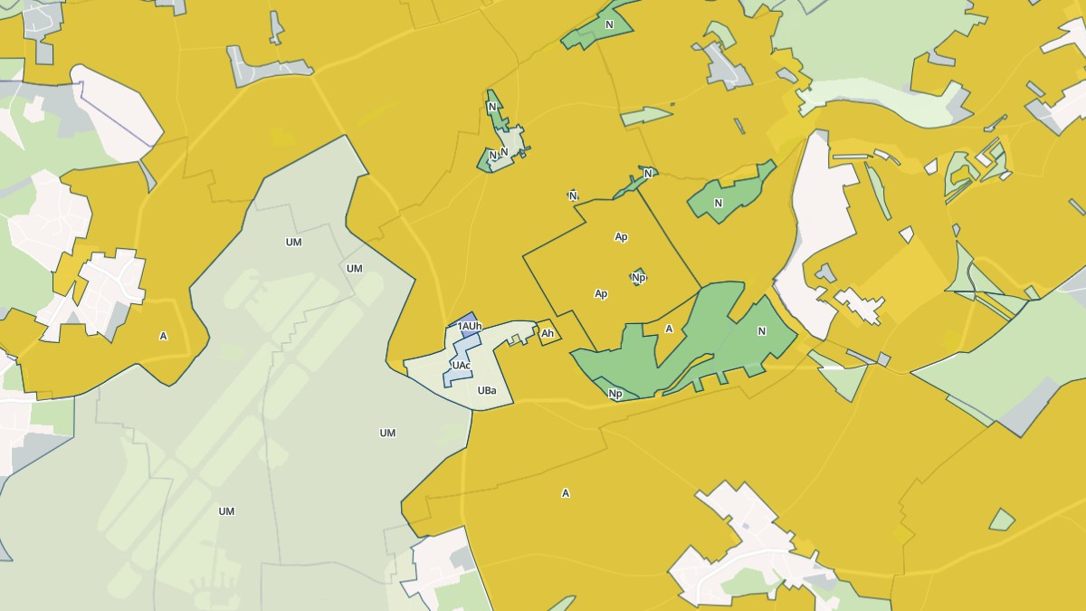 Aperçu cartographique de Gauciel, centré sur la commune