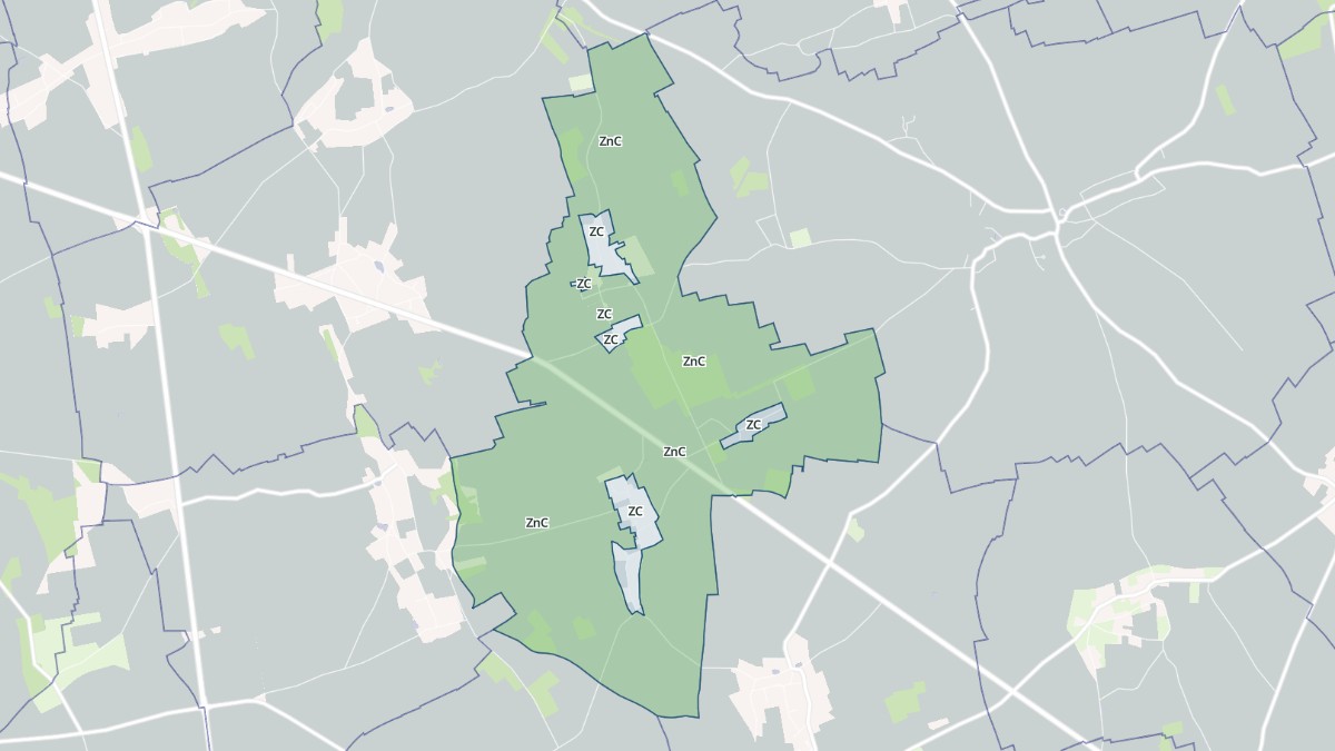 Aperçu cartographique de Graveron-Sémerville, centré sur la commune