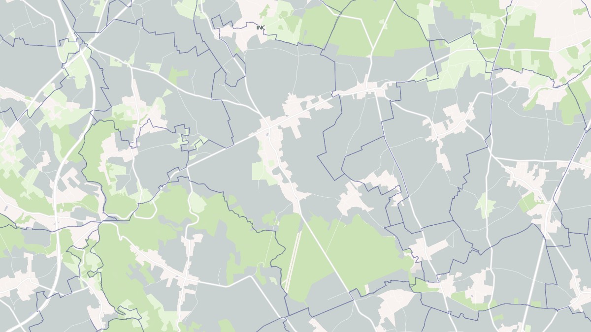 Aperçu cartographique de Le Bosc du Theil, centré sur la commune