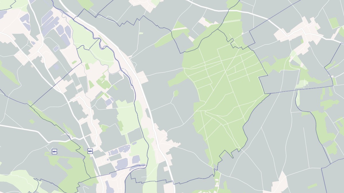Aperçu cartographique de Hécourt, centré sur la commune
