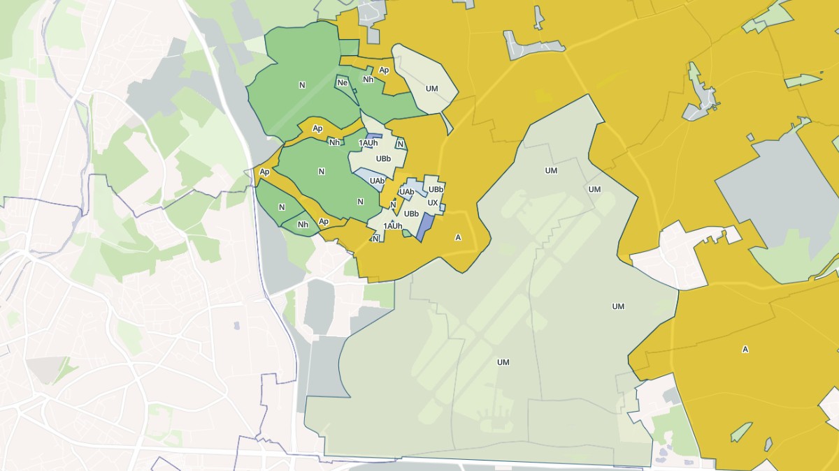 Aperçu cartographique de Huest, centré sur la commune