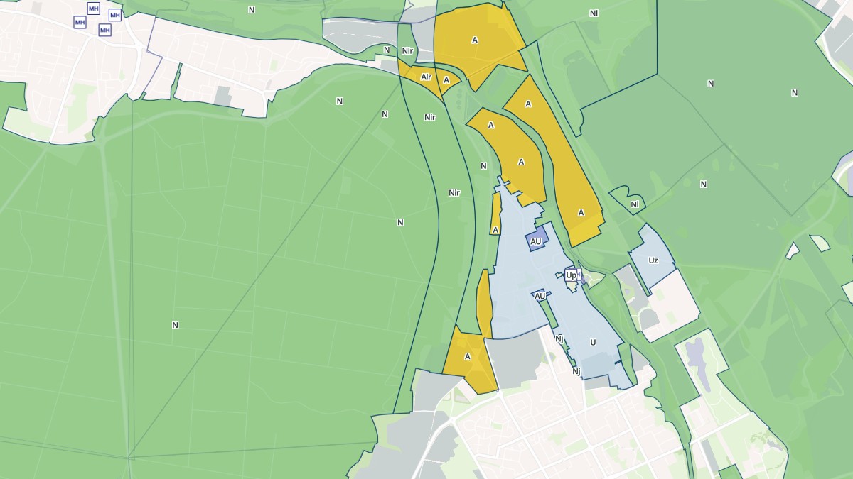 Aperçu cartographique de Léry, centré sur la commune