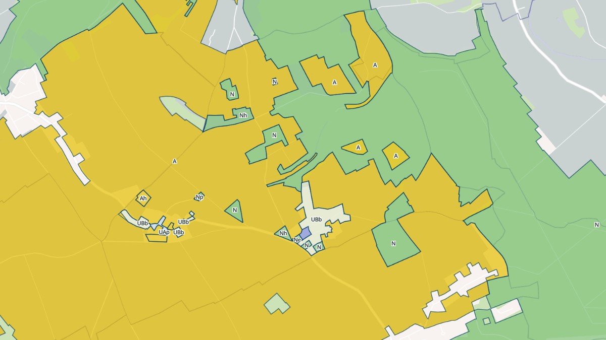 Aperçu cartographique de Le Mesnil-Fuguet, centré sur la commune