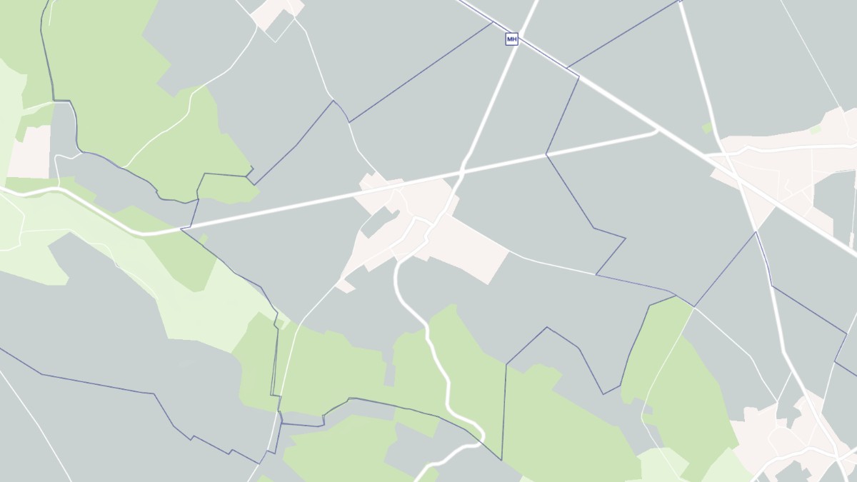 Aperçu cartographique de Mouflaines, centré sur la commune
