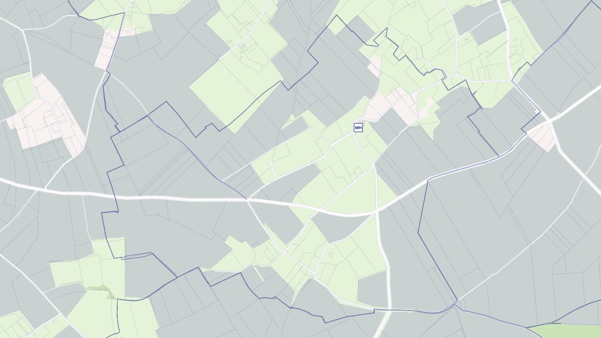 Aperçu cartographique de Notre-Dame-d'Épine, centré sur la commune