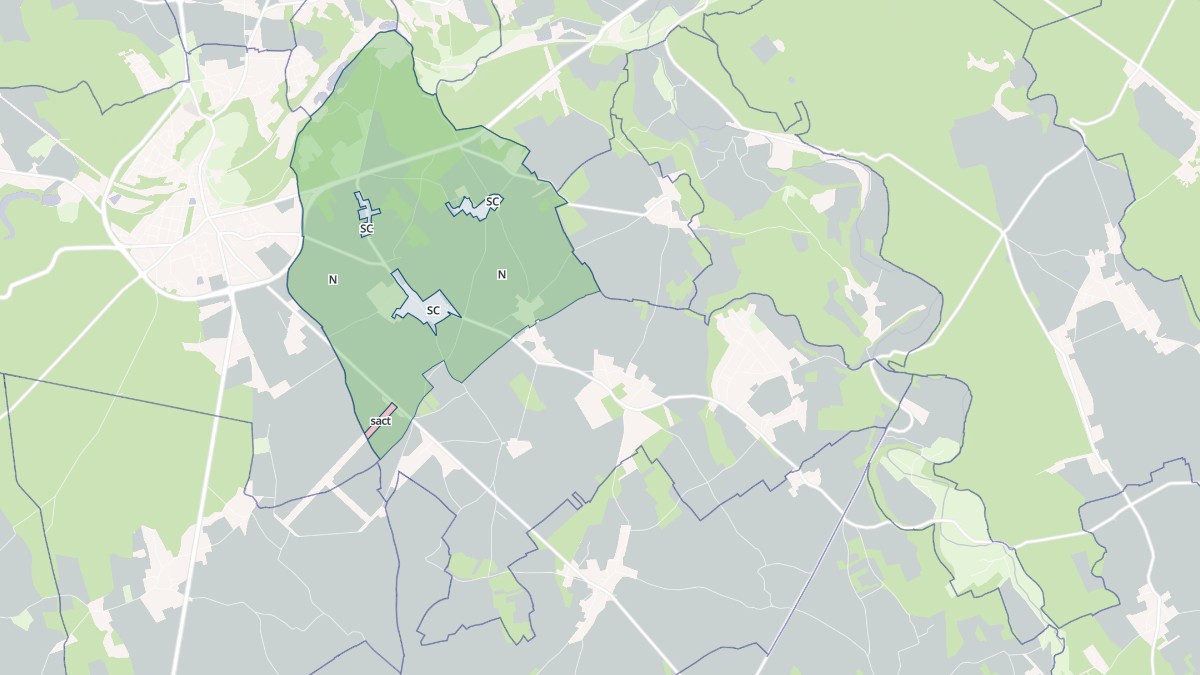 Aperçu cartographique de Le Val-Doré, centré sur la commune
