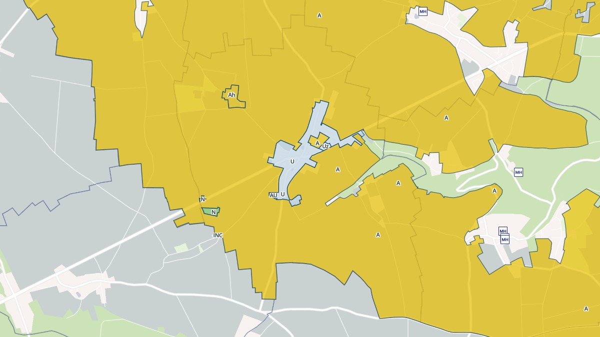 Aperçu cartographique de Quatremare, centré sur la commune