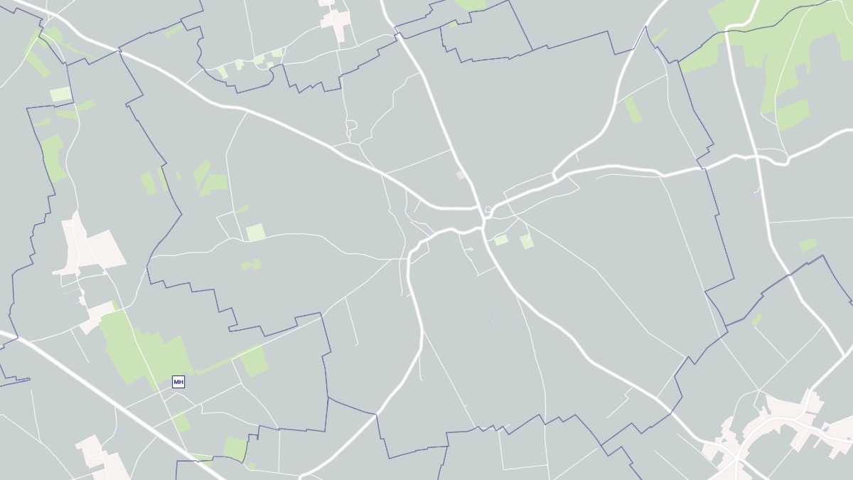 Aperçu cartographique de Quittebeuf, centré sur la commune