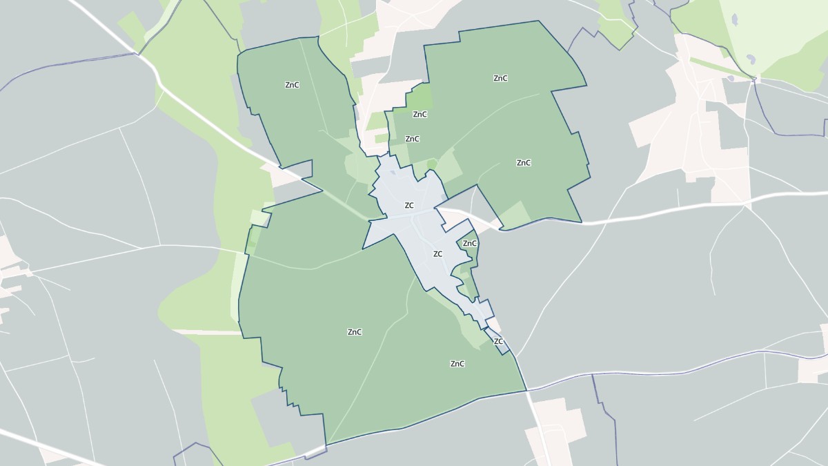 Aperçu cartographique de Rouge-Perriers, centré sur la commune