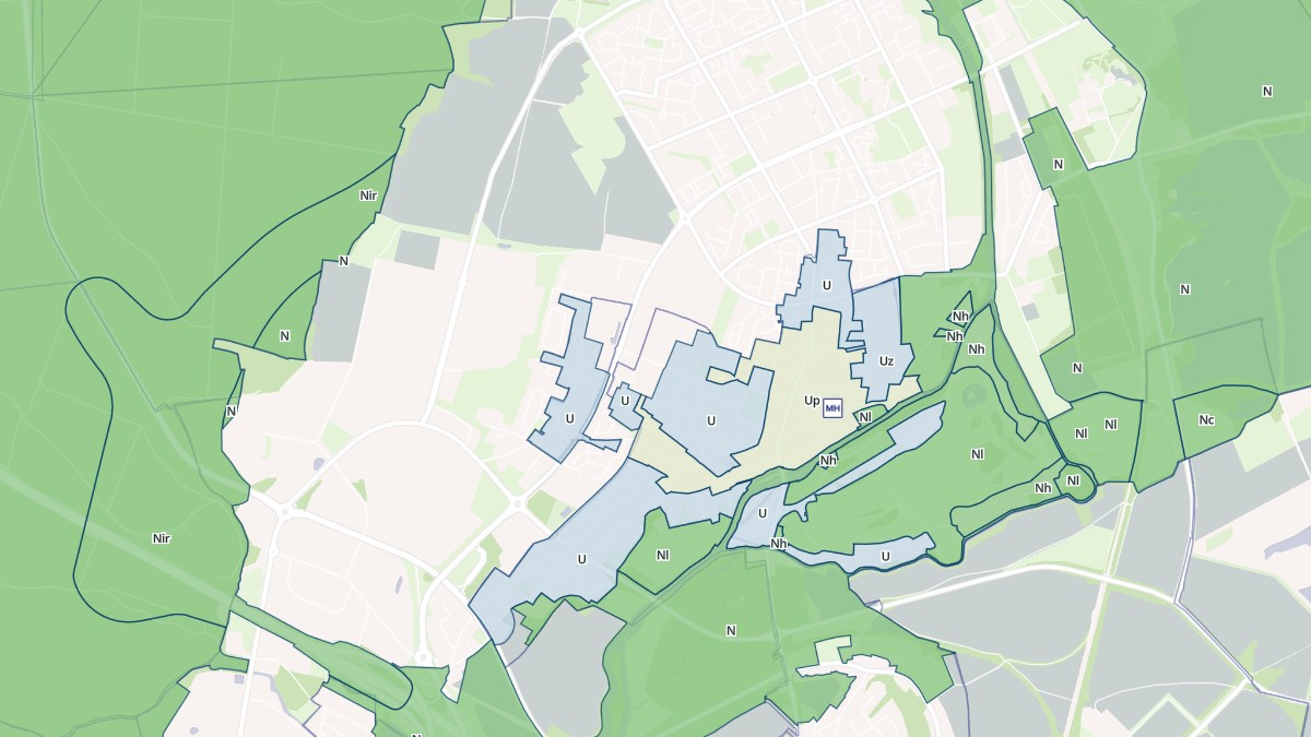 Aperçu cartographique de Le Vaudreuil, centré sur la commune