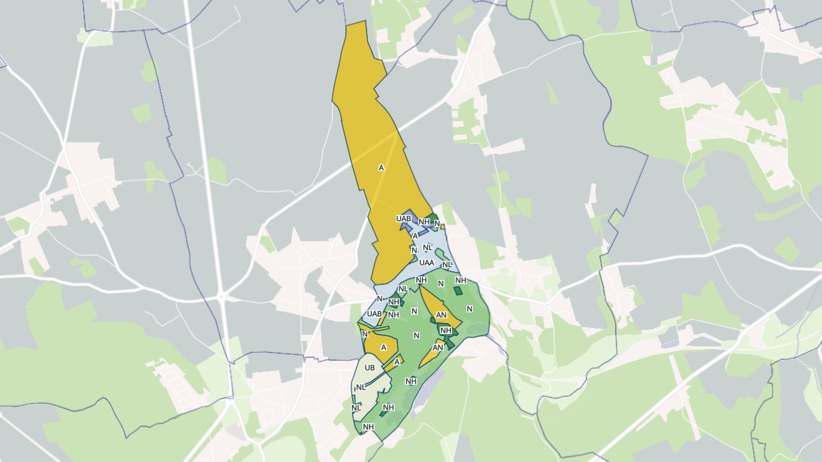 Aperçu cartographique de Saint-Élier, centré sur la commune