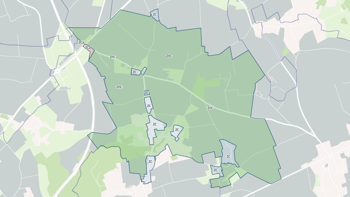 Aperçu cartographique de Saint-Éloi-de-Fourques, centré sur la commune