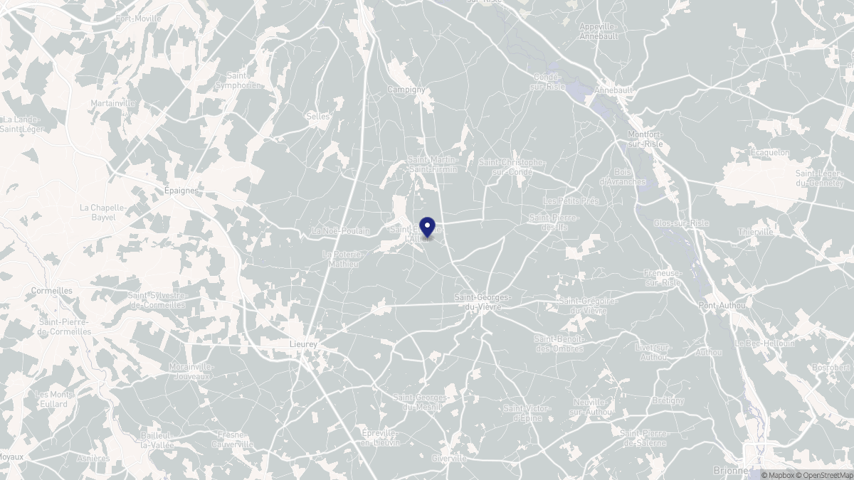 Aperçu cartographique de Saint-Étienne-l'Allier, centré sur la commune