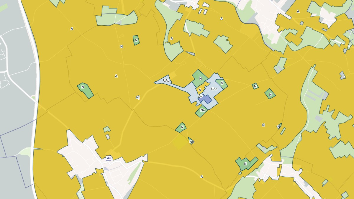 Aperçu cartographique de Saint-Luc, centré sur la commune