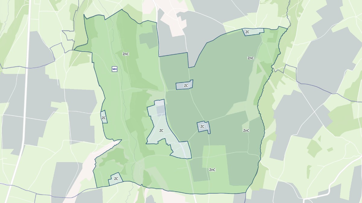 Aperçu cartographique de Saint-Martin-Saint-Firmin, centré sur la commune