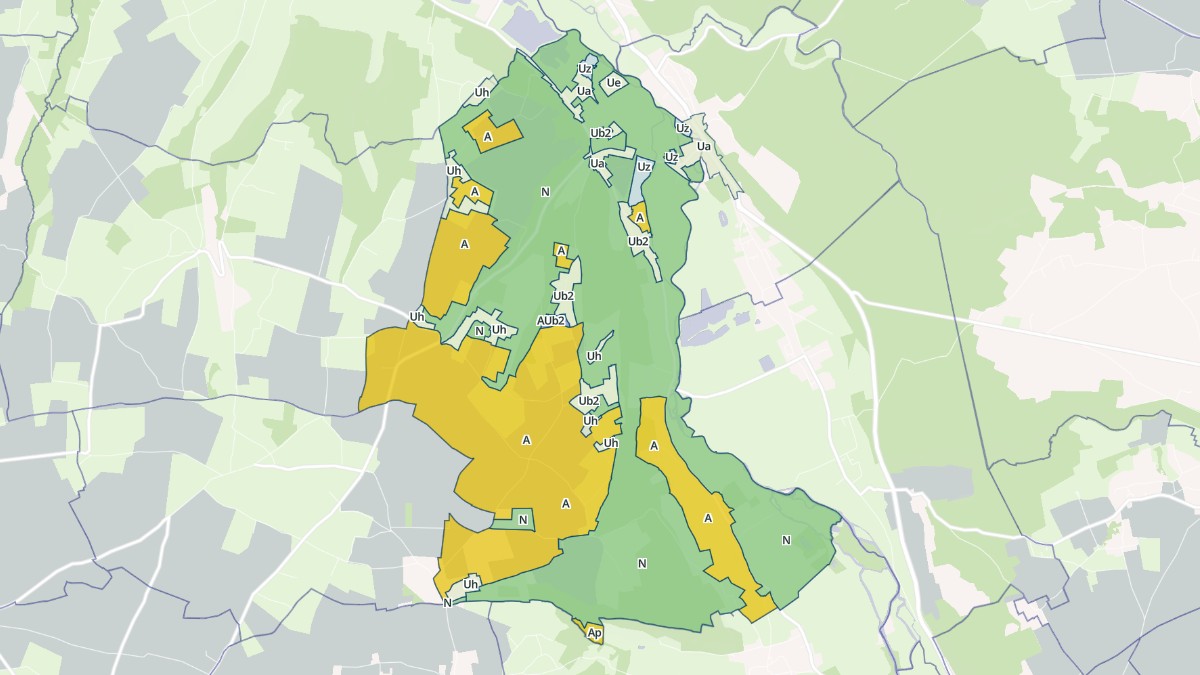 Aperçu cartographique de Saint-Philbert-sur-Risle, centré sur la commune