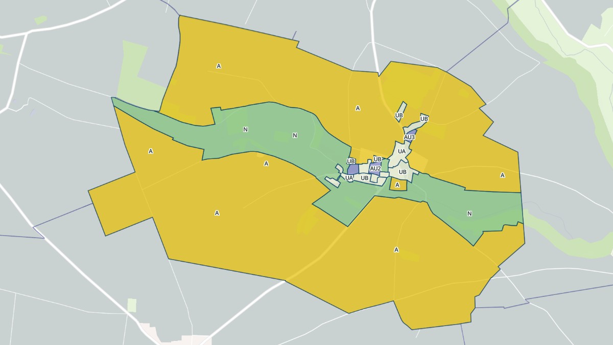 Aperçu cartographique de Sancourt, centré sur la commune