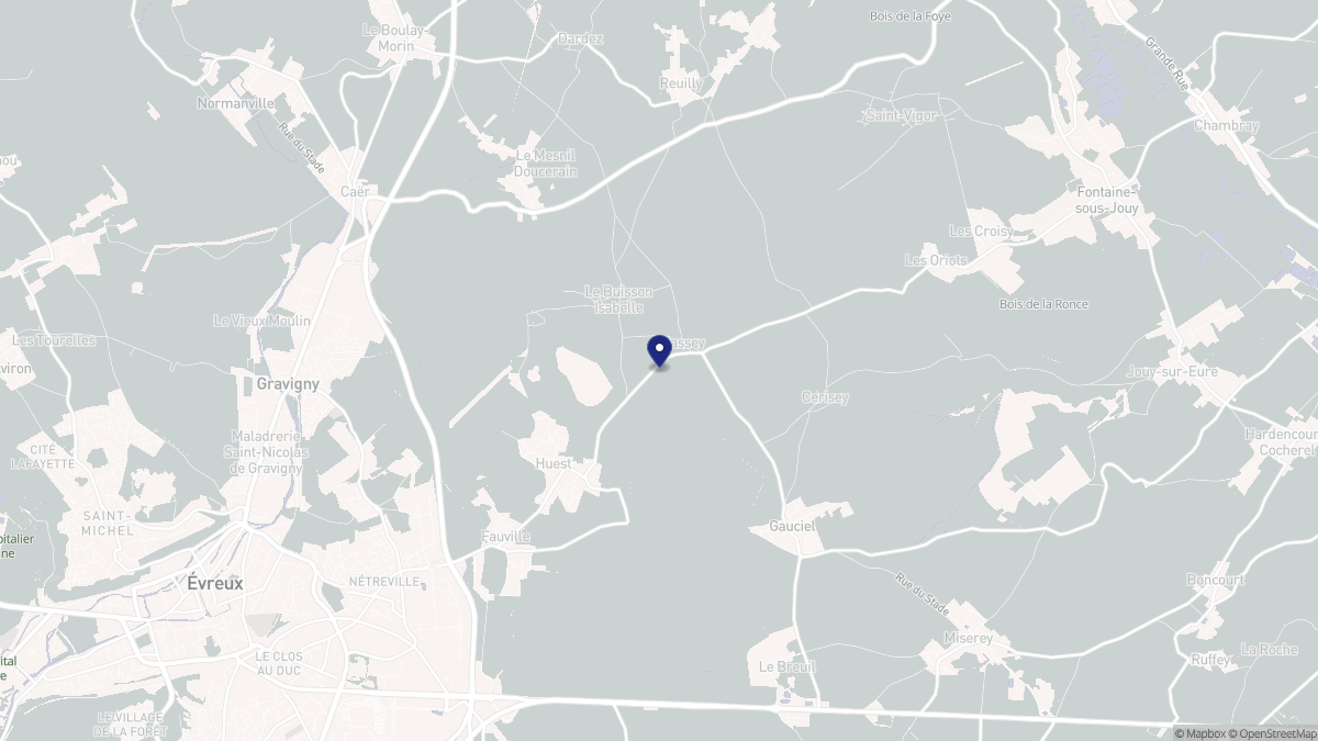 Aperçu cartographique de Sassey, centré sur la commune