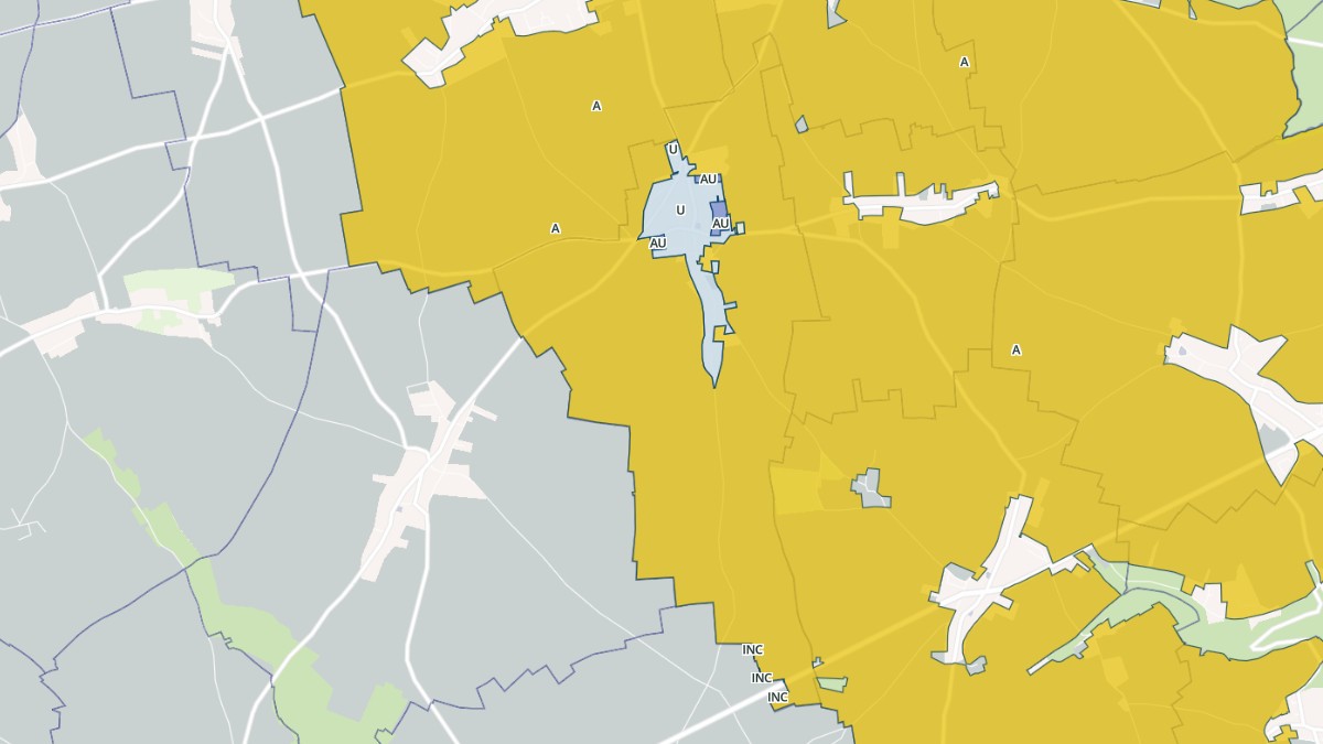 Aperçu cartographique de Surtauville, centré sur la commune