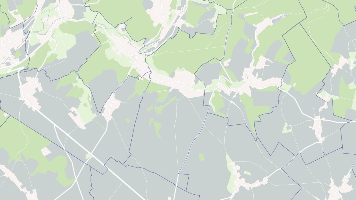 Aperçu cartographique de Touffreville, centré sur la commune